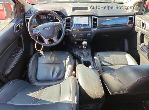 1FTER4FH5MLD25053 2021 FORD RANG Red Առջևի վահանակի տեսք