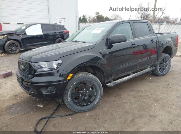 1FTER4FH7MLD84251 2021 FORD RANG Black წინა მარცხენა ხედი სამი მეოთხედიდან