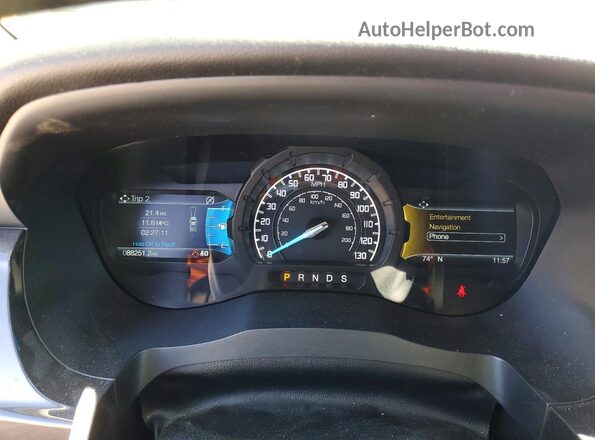 1FTER4FH8KLA29697 2019 FORD RANG Silver Սարքավորումների վահանակի տեսք