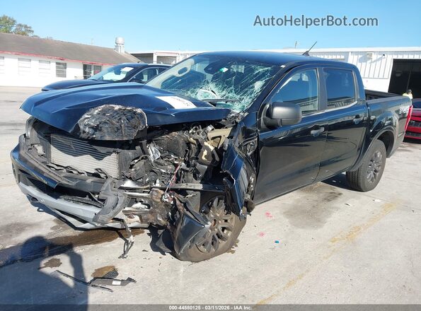 1FTER4FHXKLA55296 2019 FORD RANG Черный Передняя левая четверть