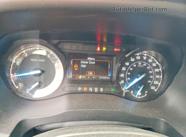 1FTER4FHXMLD17577 2021 FORD RANG White ხელსაწყოთა პანელის ხედი