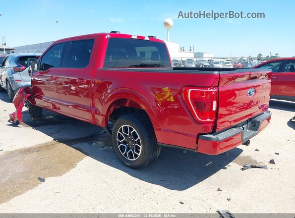 1FTEW1C50MKD21774 2021 FORD F150 Red Rear left