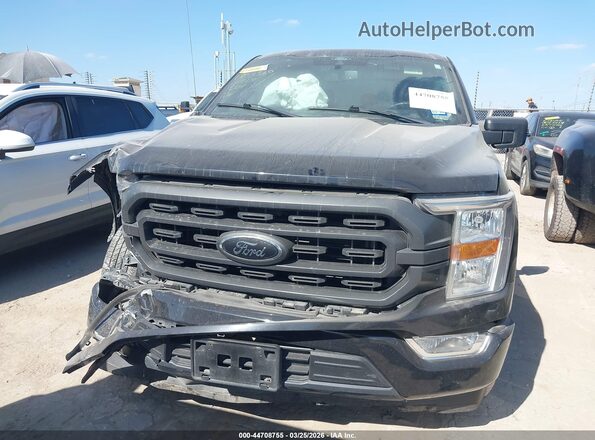 1FTEW1C53NKD60909 2022 FORD F150 Black Vista del cuadro de instrumentos