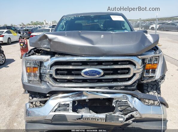 1FTEW1C56MKE38629 2021 FORD F150 Brown Vista del cuadro de instrumentos
