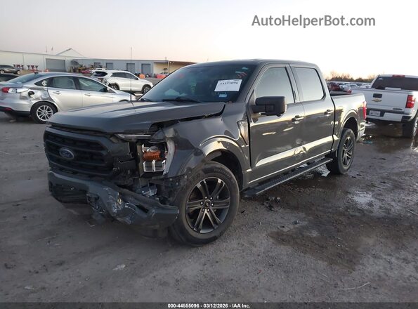 1FTEW1C59MFC45612 2021 FORD F150 Gray Передня ліва чверть