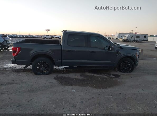 1FTEW1C59MFC45612 2021 FORD F150 Gray Вид задньої частини салону