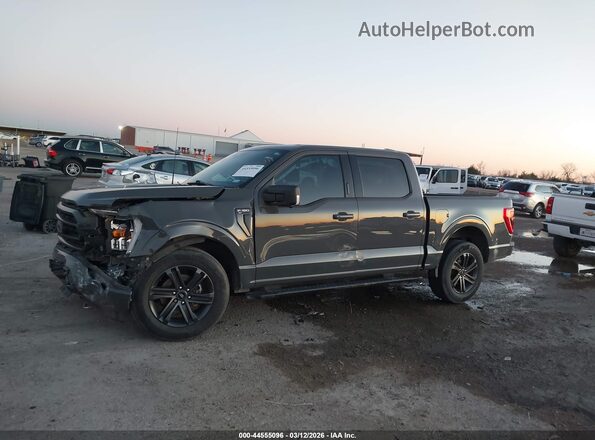 1FTEW1C59MFC45612 2021 FORD F150 Gray Панорамний вид салону 360°