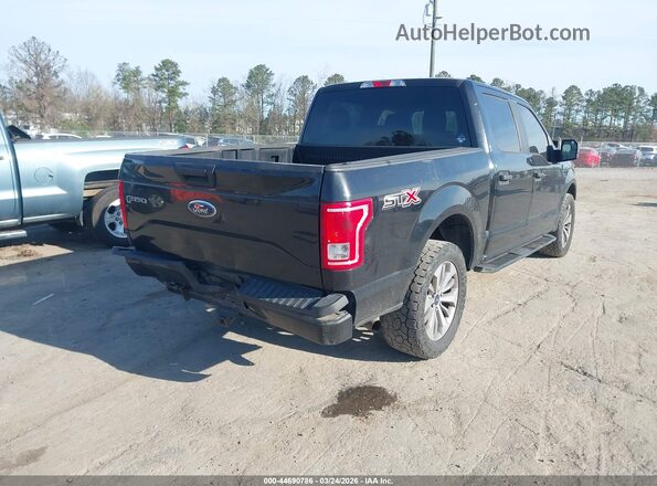 1FTEW1CF5HKD51156 2017 FORD F150 Black Հետևի աջ