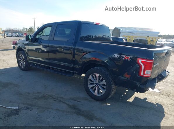 1FTEW1CF5HKD51156 2017 FORD F150 Black Հետևի ձախ