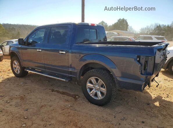 1FTEW1CG4JKF49337 2018 FORD F150 Синий Задняя левая четверть