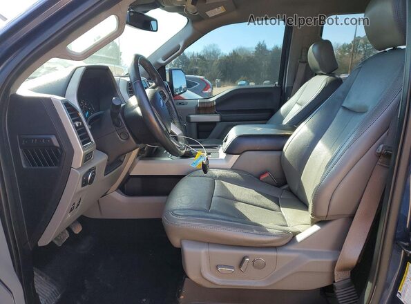 1FTEW1CG4JKF49337 2018 FORD F150 Синий Вид салона спереди