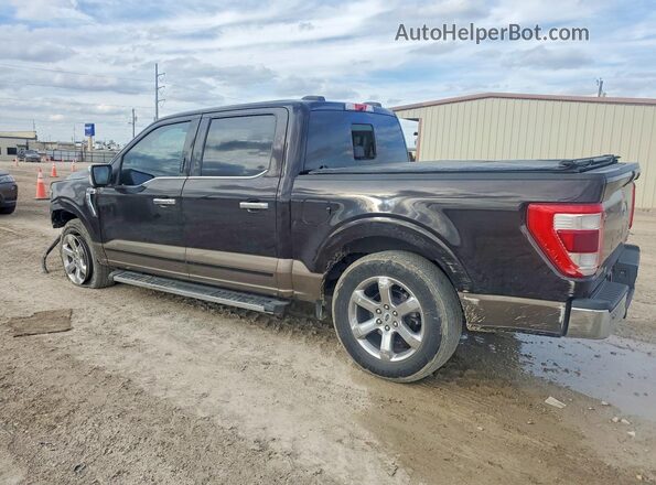 1FTEW1CP0MFC47301 2021 FORD F150 Black Rear left