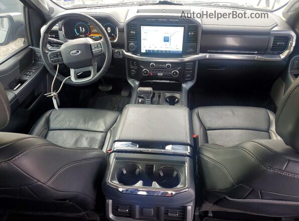 1FTEW1CP0MFC47301 2021 FORD F150 Black Dashboard view