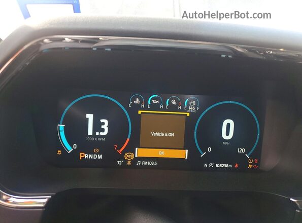 1FTEW1CP0MFC47301 2021 FORD F150 Black Instrument cluster view