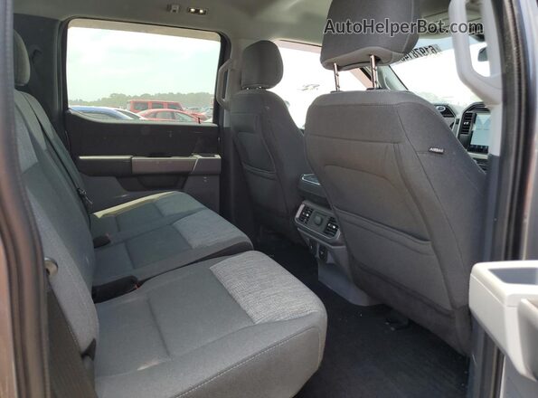 1FTEW1CP1MFB23585 2021 FORD F150 Gray Vista de los asientos traseros
