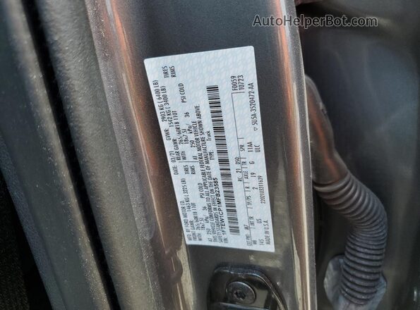 1FTEW1CP1MFB23585 2021 FORD F150 Gray Vista del compartimento del motor