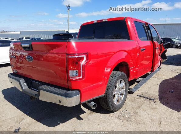 1FTEW1CP2GKF80191 2016 FORD F150 Red Rear right