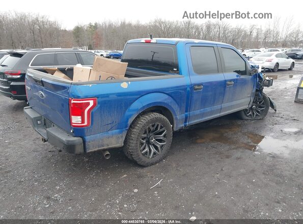1FTEW1CP3HKE53547 2017 FORD F150 Dark Blue უკანა მარჯვენა