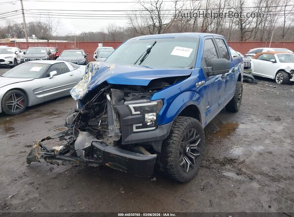 1FTEW1CP3HKE53547 2017 FORD F150 Dark Blue წინა ხედი