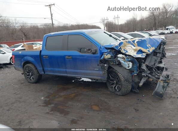 1FTEW1CP3HKE53547 2017 FORD F150 Dark Blue უკანა სალონის ხედი