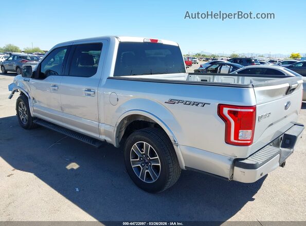 1FTEW1CP4GKE46914 2016 FORD F150 Silver უკანა მარცხენა