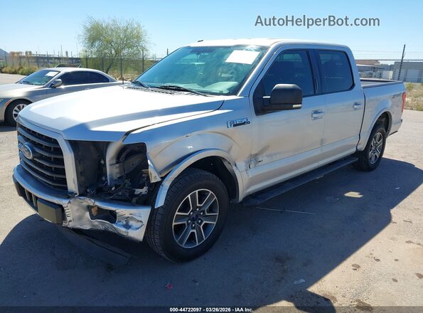 1FTEW1CP4GKE46914 2016 FORD F150 Silver წინა მარცხენა ხედი სამი მეოთხედიდან
