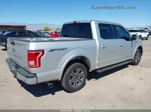 1FTEW1CP4GKE46914 2016 FORD F150 Silver უკანა მარჯვენა