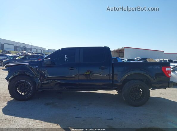 1FTEW1CP4NKD55784 2022 FORD F150 Black Widok wnętrza 360 stopni