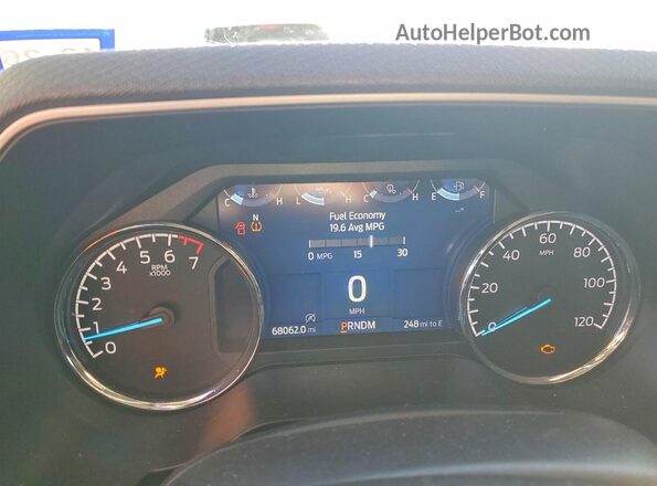1FTEW1CP5MFC46385 2021 FORD F150 Silver Instrument cluster view