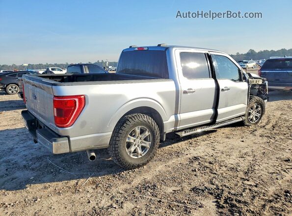 1FTEW1CP5MFC46385 2021 FORD F150 Silver Rear right