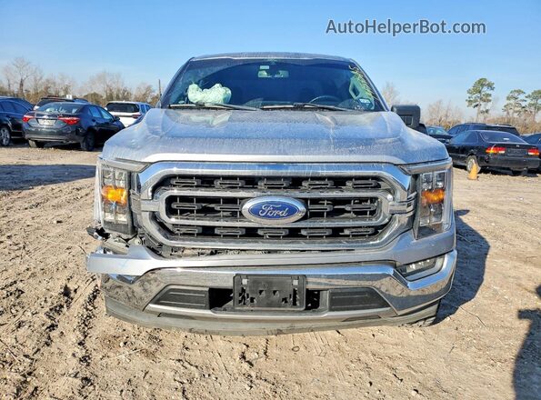 1FTEW1CP5MFC46385 2021 FORD F150 Silver Front view