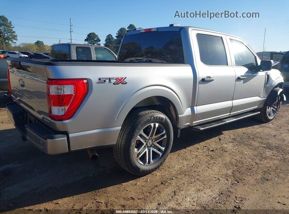 1FTEW1CP9NKD64609 2022 FORD F150 Silver Հետևի աջ