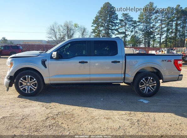 1FTEW1CP9NKD64609 2022 FORD F150 Silver Սալոնի 360 աստիճան տեսք