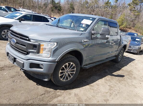 1FTEW1E45LKD37228 2020 FORD F150 Gray Առջևի ձախ երեք քառորդ տեսարան