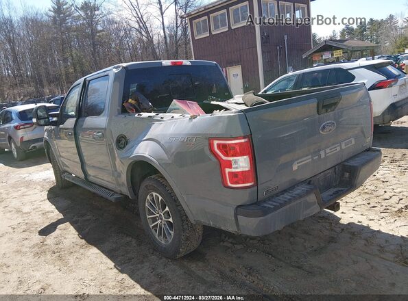 1FTEW1E45LKD37228 2020 FORD F150 Gray Հետևի ձախ