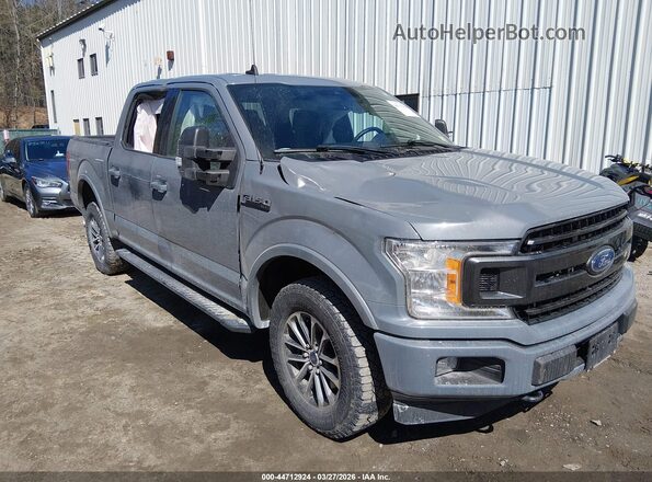 1FTEW1E45LKD37228 2020 FORD F150 Gray Դիմացի տեսք