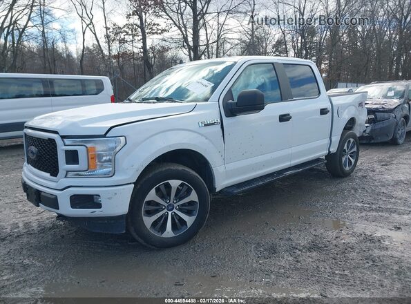 1FTEW1E53LFA75436 2020 FORD F150 White წინა მარცხენა ხედი სამი მეოთხედიდან