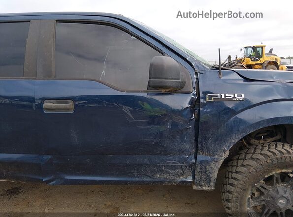 1FTEW1E59JKF49894 2018 FORD F150 Blue Front view