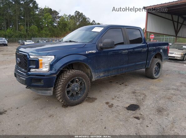 1FTEW1E59JKF49894 2018 FORD F150 Blue Front left