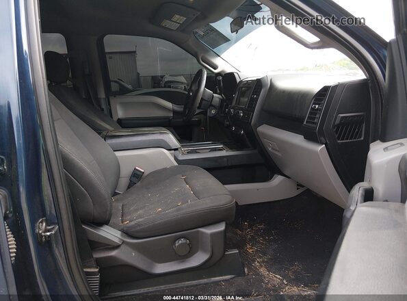 1FTEW1E59JKF49894 2018 FORD F150 Blue Front interior view