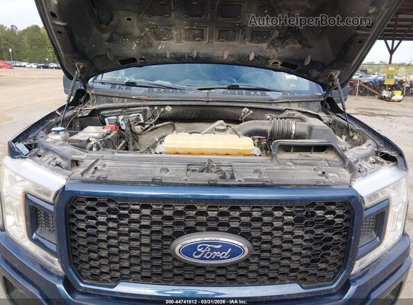 1FTEW1E59JKF49894 2018 FORD F150 Blue Rear view