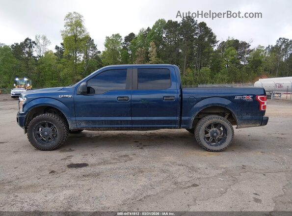1FTEW1E59JKF49894 2018 FORD F150 Blue 360 interior view