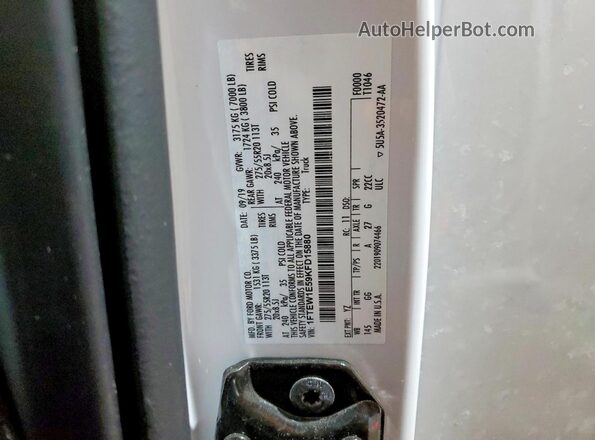 1FTEW1E59KFD15880 2019 FORD F150 White 