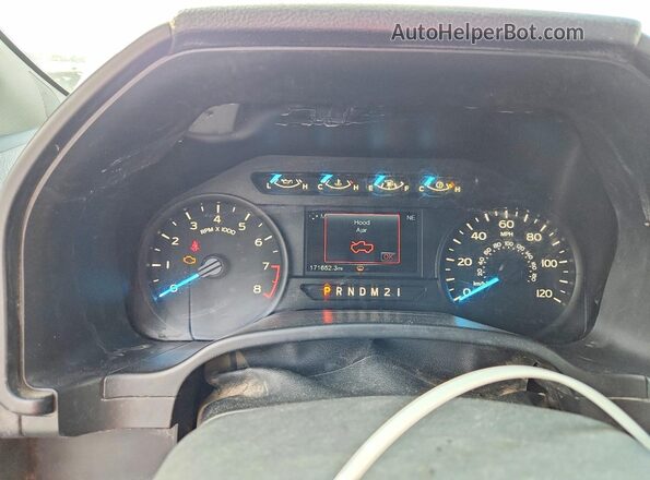 1FTEW1EB1LKD36723 2020 FORD F150 White Вид щитка приладів