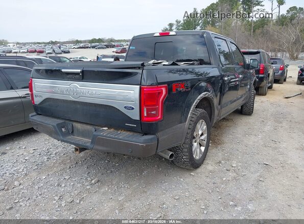 1FTEW1EF0GFB62841 2016 FORD F150 Black Հետևի աջ