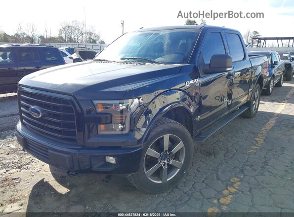 1FTEW1EF1HFA69649 2017 FORD F150 Black Vista frontal