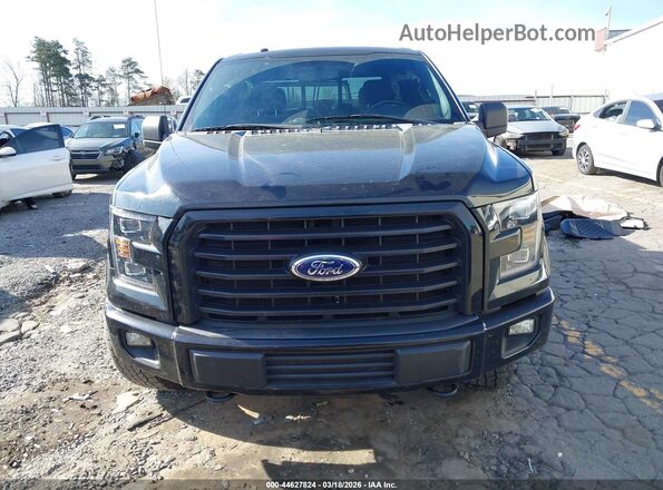 1FTEW1EF1HFA69649 2017 FORD F150 Black Vista del cuadro de instrumentos