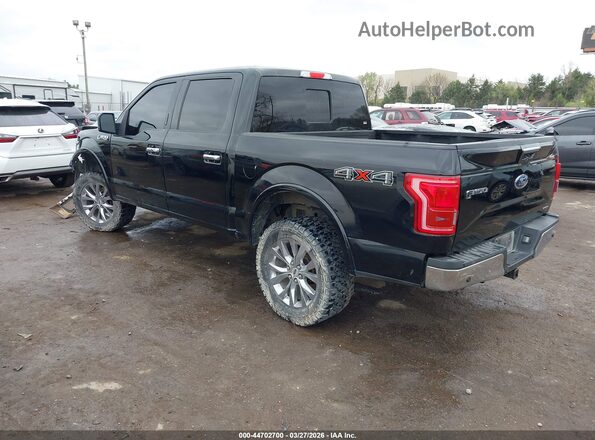 1FTEW1EF2GFC21579 2016 FORD F150 Black Հետևի ձախ