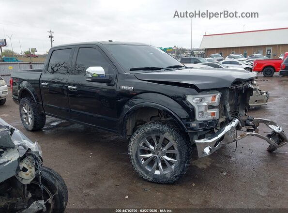 1FTEW1EF2GFC21579 2016 FORD F150 Black Սալոնի հետևի տեսք