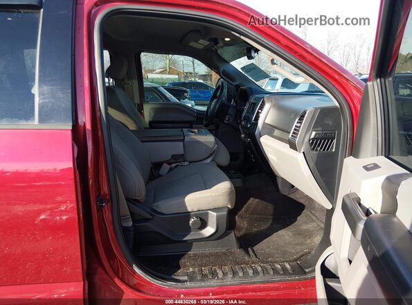 1FTEW1EG0GFD37887 2016 FORD F150 Maroon Front interior view
